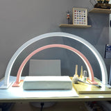 48W Half Moon Lamp For Nail Desk Dimmable 3000K-6000K Makeup Manicure Beauty Salon Touch Switch LED Light Half Moon Nail Lamp
