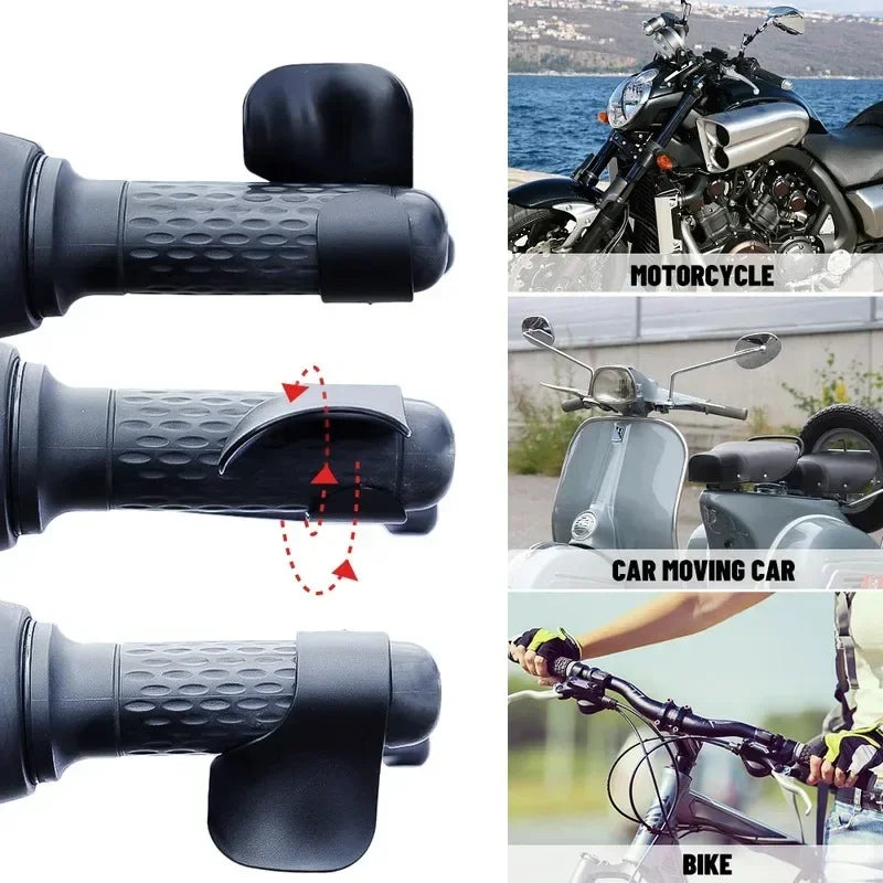 1-7Pcs Motorcycle Accelerator Booster Non-Slip Handle Control Assist Grip Handlebar Labor Saver Tools Motor Assist Boosters