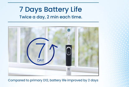 Oral B D100 Electric Toothbrush 2D Vitality Cleaning Teeth Brush Waterproof Electronic Teeth Brush Inductive Charger With Timer
