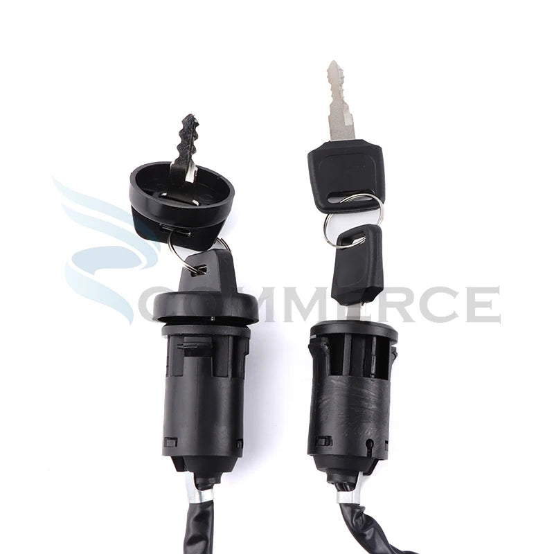 Motorcycle Electric Door Lock 4 Male Plug Ignition Key Switch For 50cc 110cc 125cc 150cc 250cc ATV QUAD Dirt Bike Accessories