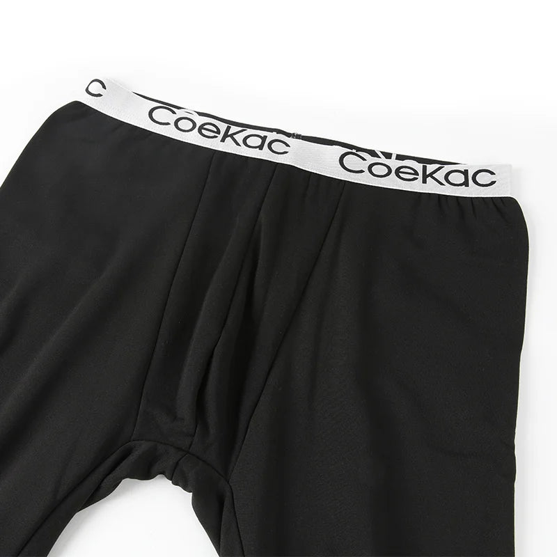 Thermal Underwear for Men Long Johns With Fleece Lined Set Set Cold Weather Winter Top Bottom