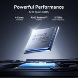 ACEMAGIC 18.5"Laptop Computer Windows 11 PRO 7000 mAh Battery AMD Ryzen 3 4300U Processor 16GB DDR4 RAM 512GB SSD Wifi5
