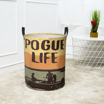 A Life Full of Holes Bundle Device Laundry Basket Fabric Laundry Moving Folding Dirty Laundry Basket Cartoon