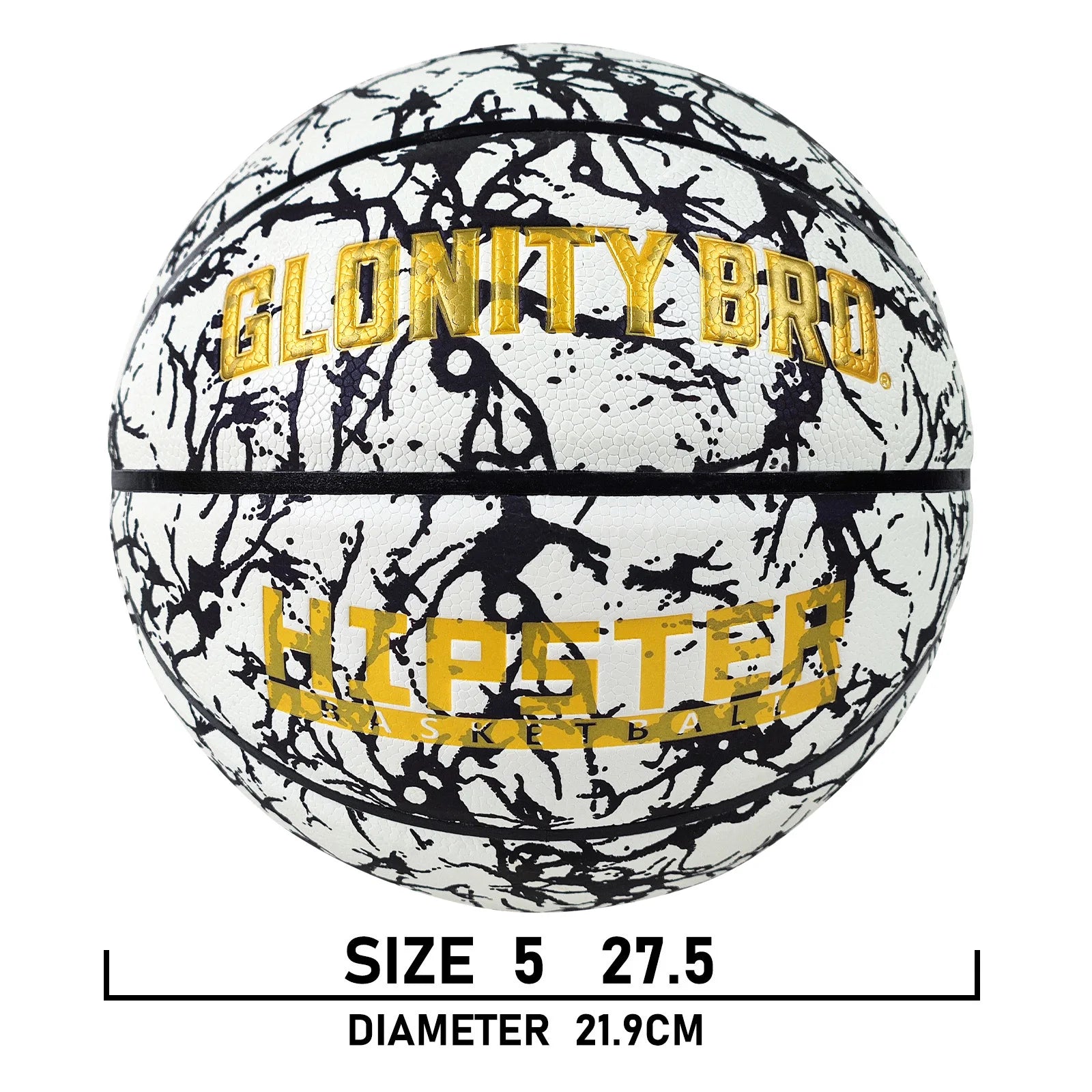 Glowing Basketball Leather Luminous Wear-Resistant Ball Size 5/6/7-27.5/28.5/29.5'' For Youth,In&Outdoor Basketball Night Game