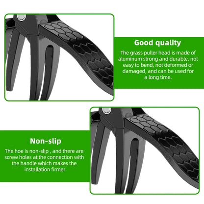 Stand Up Weed Puller Claw Tool Aluminum Alloy Weeding Head Replacement Garden Foot Pedal Digging Grass Shovel Root Remover