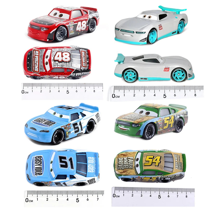 Disney Pixar Cars 2 Cappuccino 51 Cool Sister Cruz Ramirez Mater Jackson Cars 3 1:55 Alloy Metal Model Kids Toys Gifts