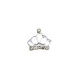10pcs New Crown Alloy Zircon Nail Art Charms Silver Shiny Crystals Jewelry Hot Sale Nails Decoration 3D Manicure Accessories %2