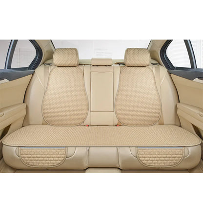 Universal Car Seat Cover Car Front Rear Seat Back Cushion Falx Car Seat Cushion Protector Auto Interior Pad Fit for Most Cars