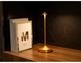 Rechargeable Table Lamp Creative Dining Touch LED Hotel Bar Coffee Pina Pro Table Lamp Decorative Desk Lamp
