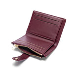 CH Luxury Brand Retro Design Business Card Bag Fashion Button Classic Folding Wallet Compact and Lightweight Women's Square Bag