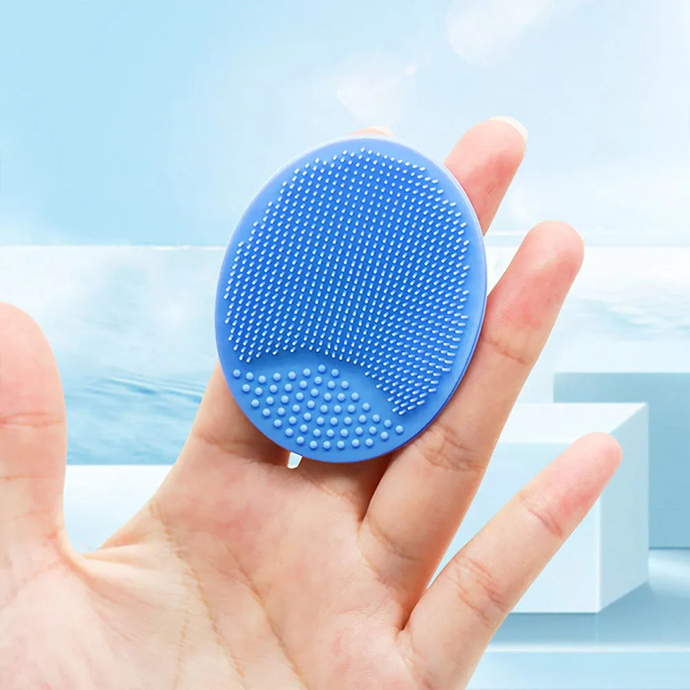 Baby Silicone Bath Brush Cradle Cap Scrubbers Exfoliating and Massaging Brush Scalp Care Scrubber for Hair Care And Body Care