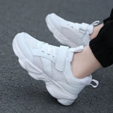 Children's Fashion Sports Shoes Breathable Student Black School Walking Shoes Anti-skid Boys & Girls Casual Running Sneaker