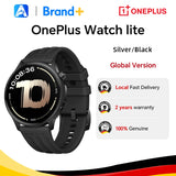 OnePlus Watch Lite SmartWatch (Versão Global), Tela de 1,46 polegadas, 59g, 10 dias de bateria confiável, Monitoramento de frequência cardíaca e oxigenação sanguínea.