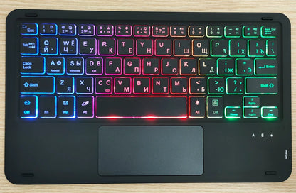 Bluetooth Keyboard Case For Xiaomi Pad 7 7 Pro 11.2 Trackpad Tablet Case Russian Arabic Hebrew Spanish Korean French Keyboard