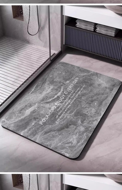 Diatomaceous Earth Bath Mat Bathroom Rug Absorbent Non-slip Floor Foot Mats Quick Dry Shower Carpet Toilet Pad Doormat Washable