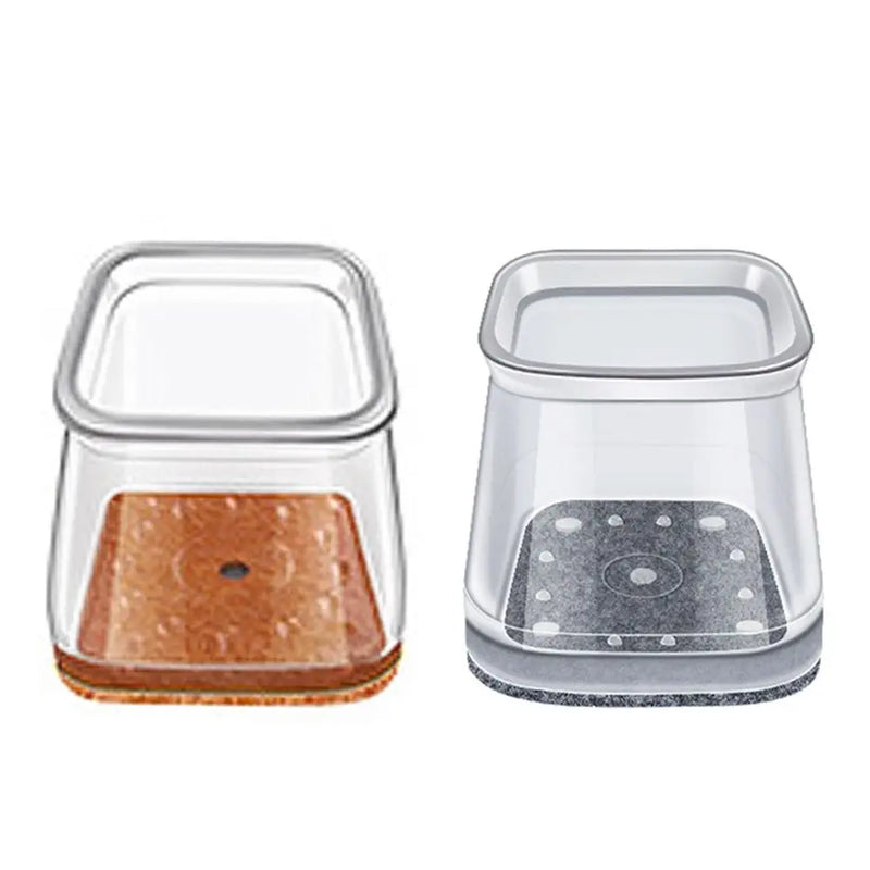 Silicone Cadeira Perna Feltro Capas, Nova Praça Móveis Pads, reduzir o ruído, antiderrapante Sofá Floor Protector