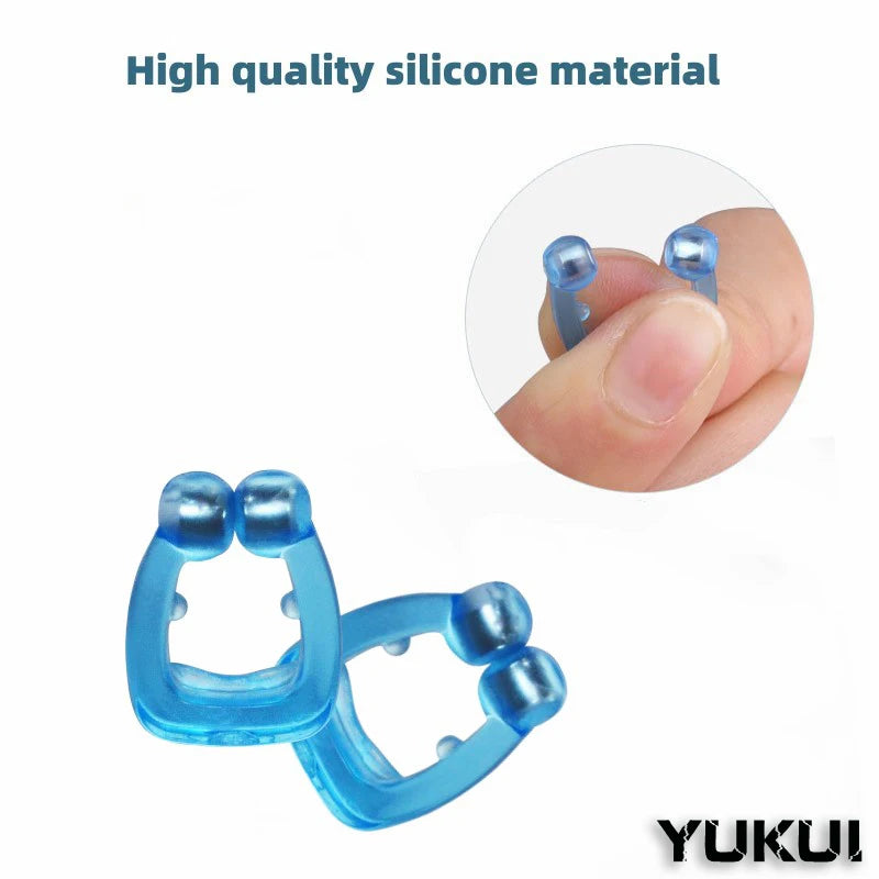 Silicone Clipe nariz magnético com Case, Anti ronco Dispositivo, Pare Snore, Melhorar o sono, Auxílio Dilator Nasal, Apnéia Night Guard