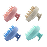Silicone Shampoo Brush para Head Scalp Massage, Hair Washing Comb, Massagem Corporal, Bath Shower, Salon Hairdressing Tool