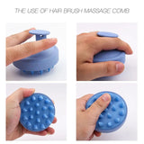Silicone Shampoo Brush para Head Scalp Massage, Hair Washing Comb, Massagem Corporal, Bath Shower, Salon Hairdressing Tool