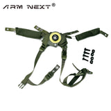 Sistema de suspensión para casco táctico, correa de suspensión Wendy Team, Quick MICH 