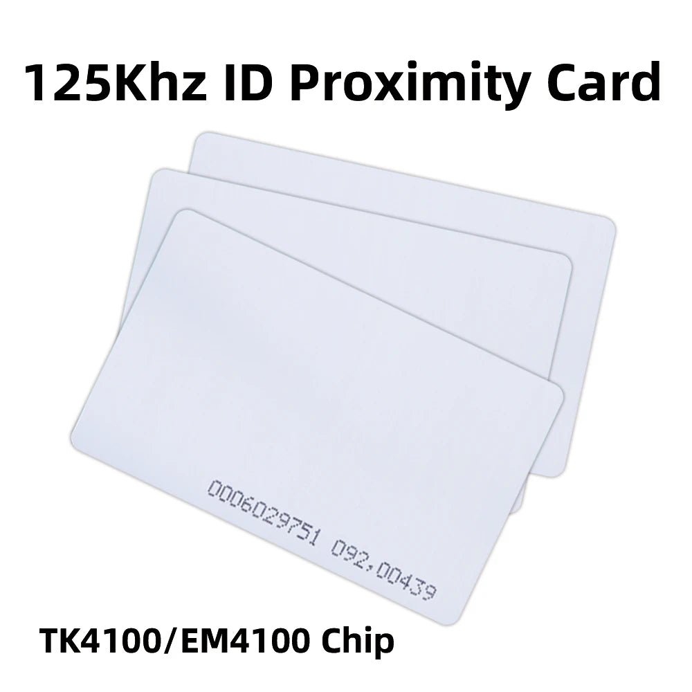 Smart Proximity Card Tag Key for Access Control, RFID Card, 125KHz, EM4100, TK4100, Free Shipping, 10Pcs 