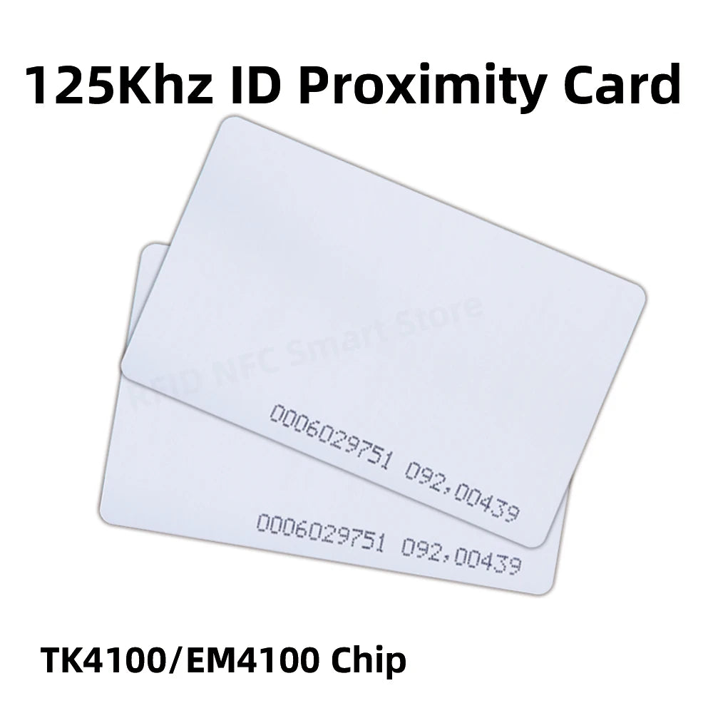 Smart Proximity Card Tag Key for Access Control, RFID Card, 125KHz, EM4100, TK4100, Free Shipping, 10Pcs 