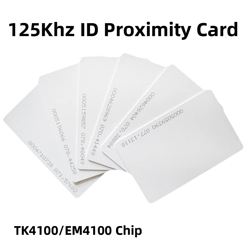 Etiqueta de tarjeta de proximidad inteligente para control de acceso, RFID, 125 KHz, EM4100, TK4100, envío gratis, 10 unidades 
