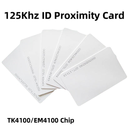 Etiqueta de tarjeta de proximidad inteligente para control de acceso, RFID, 125 KHz, EM4100, TK4100, envío gratis, 10 unidades 
