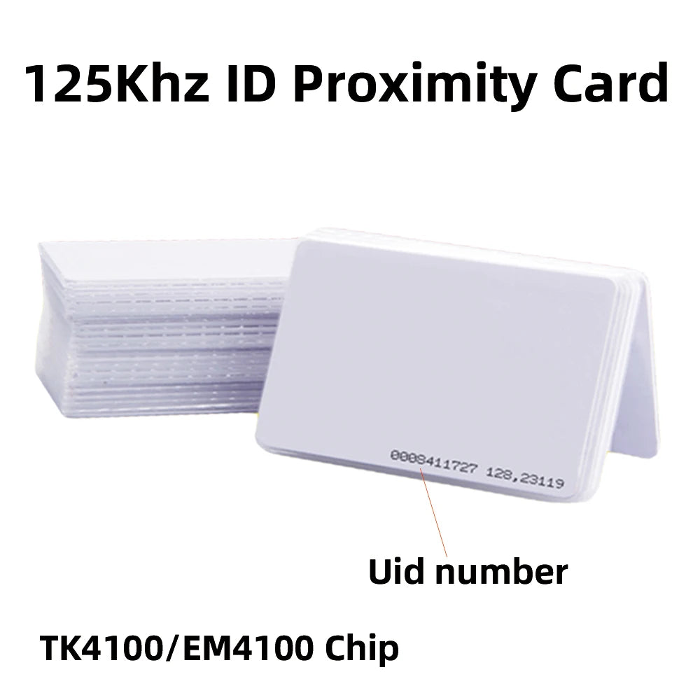 Smart Proximity Card Tag Key for Access Control, RFID Card, 125KHz, EM4100, TK4100, Free Shipping, 10Pcs 