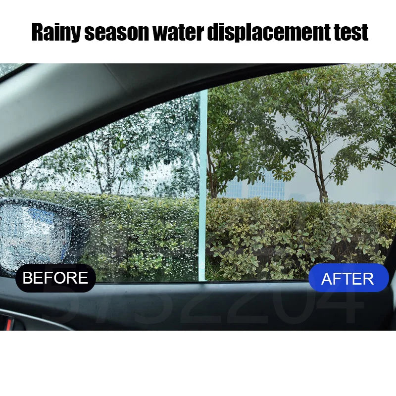 Car Glass Anti-rain Water Spray, Nano Coating, Hydrophobic Waterproof Agent, Oil Film Removal 
