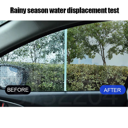 Spray de água anti-chuva para vidro do carro, Nano Coating, Agente impermeável hidrofóbico, Remoção de filme de óleo