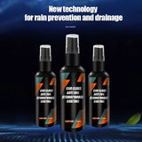 Car Glass Anti-rain Water Spray, Nano Coating, Hydrophobic Waterproof Agent, Oil Film Removal 