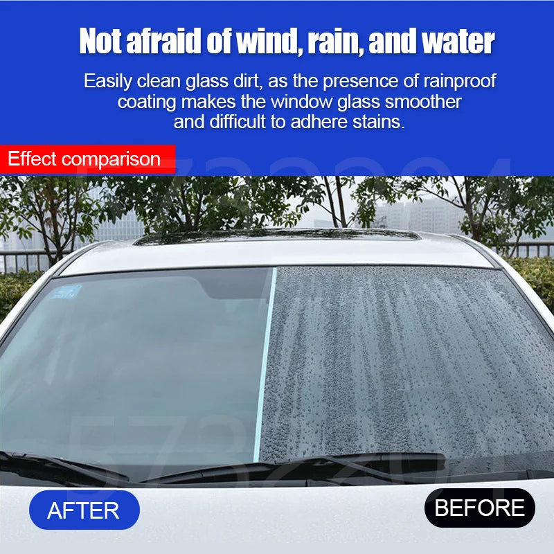 Car Glass Anti-rain Water Spray, Nano Coating, Hydrophobic Waterproof Agent, Oil Film Removal 