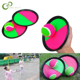Juego de pelotas adhesivas con ventosa para niños, deportes al aire libre, para lanzar y atrapar, interactivo entre padres e hijos, 1 juego 