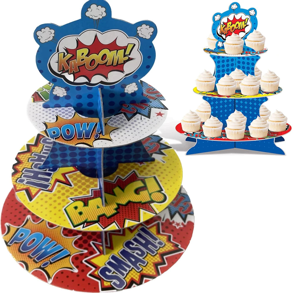 Artículos para fiesta de cumpleaños de superhéroes de los Vengadores: pulseras, pegatinas, mascarilla infantil, piñata para niño, rellenos para bolsas de regalo y recuerdos de fiesta de superhéroes. 