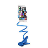 Suporte de telefone móvel flexível portátil, 360 Clip, Lazy Bed, Desktop Bracket, Smartphones Desk, Bed Mount, Stand Base de Apoio, 70cm
