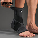 1 tobillera de compresión ajustable para hombres y mujeres, resistente, protección deportiva. 
