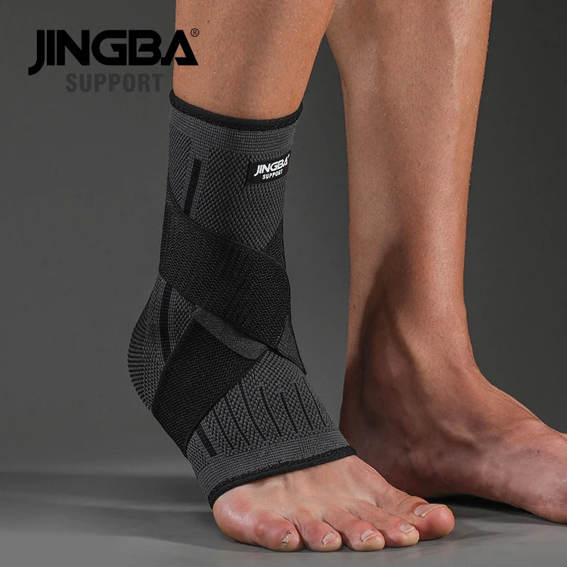 1 tobillera de compresión ajustable para hombres y mujeres, resistente, protección deportiva. 
