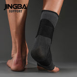 1 tobillera de compresión ajustable para hombres y mujeres, resistente, protección deportiva. 