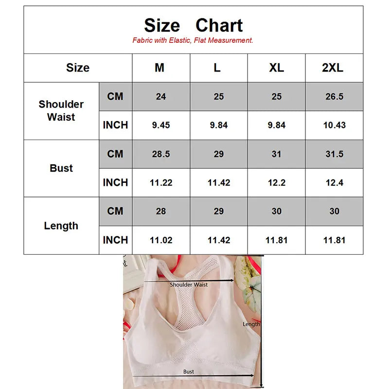 Sujetador deportivo transpirable para mujer, absorbe el sudor, resistente a los golpes, acolchado, ideal para gimnasio, running, fitness, doble capa, sin costuras, yoga y ropa interior. 