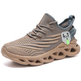 Men's Casual Running Shoes, Running Shoes, Breathable Mesh Sneakers, Lightweight Shock-absorbing Sports Shoes, White, Black, Outdoor 