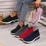 Zapatillas de deporte de malla transpirable para mujer, zapatos con cordones, suela suave, antideslizantes, informales, de moda de verano 