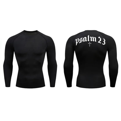 T-shirt de secagem rápida com estampa cruzada, top esportivo masculino, treino de ginástica, camisa de compressão fitness, manga curta, S a 3XL, 2022, 23