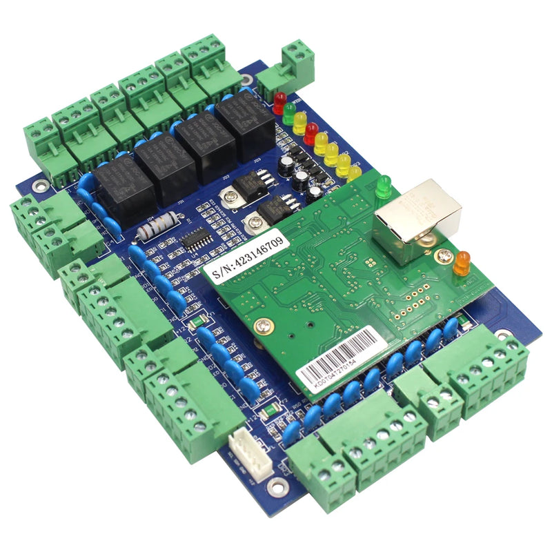 Placa de control de acceso a red TCP/IP, 1, 2, 4 puertos, se pueden transferir datos, conectar con cualquier lector de salida Wiegand de 26 a 37 