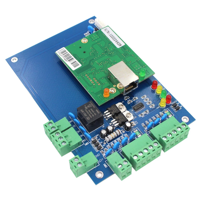 Placa de control de acceso a red TCP/IP, 1, 2, 4 puertos, se pueden transferir datos, conectar con cualquier lector de salida Wiegand de 26 a 37 