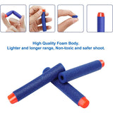 TISNERF 1000-50pcs Blue Solid Round Head Balls 7.2cm for Nerf Series Blasters Refill Darts Kids Toy Gun Accessories 