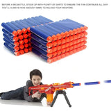 TISNERF 1000-50pcs Blue Solid Round Head Balls 7.2cm for Nerf Series Blasters Refill Darts Kids Toy Gun Accessories 