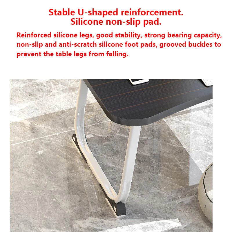 Computer Table Laptop Desk for Bed Office Desk Multifunctional Table Lap Board Foldable 6-Speed ​​Height Adjustment Stand 