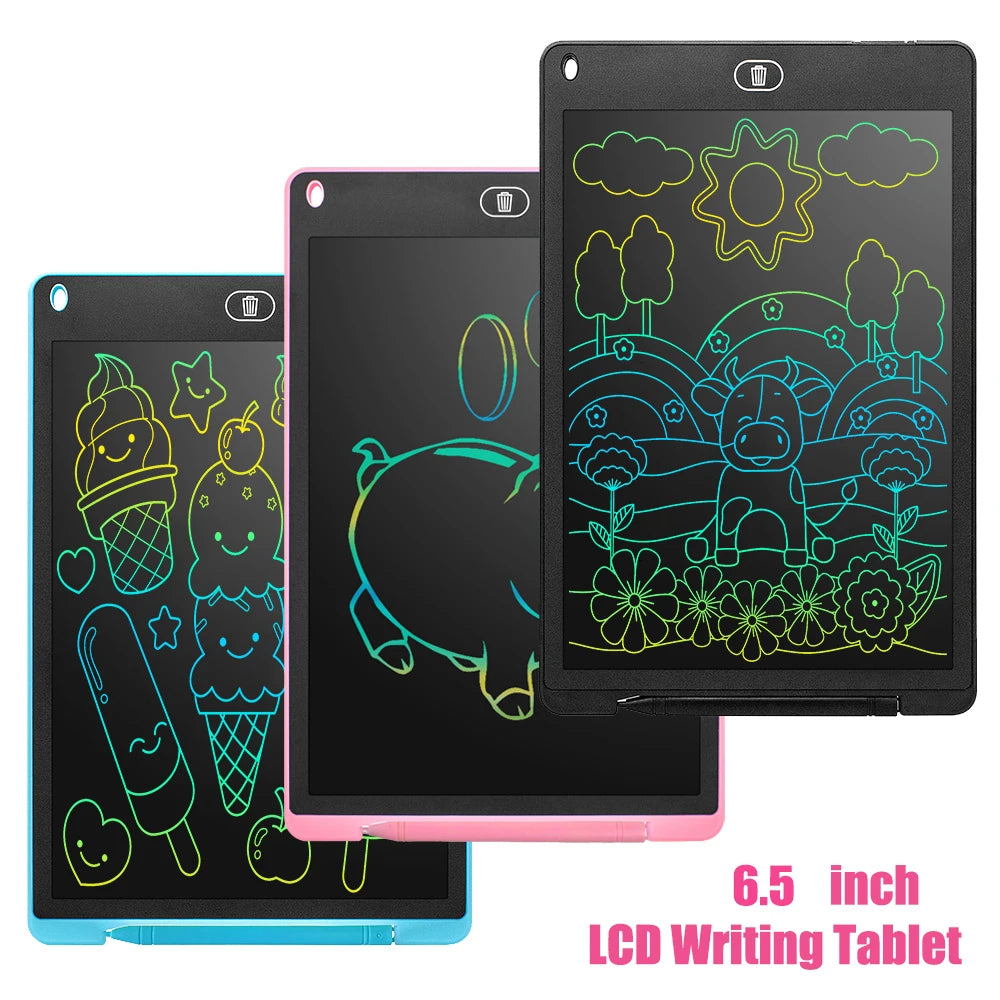 LCD Writing Tablet for Kids, Montessori Educational Drawing Board, Magic Board, Student Toys, Gift, 6.5" 