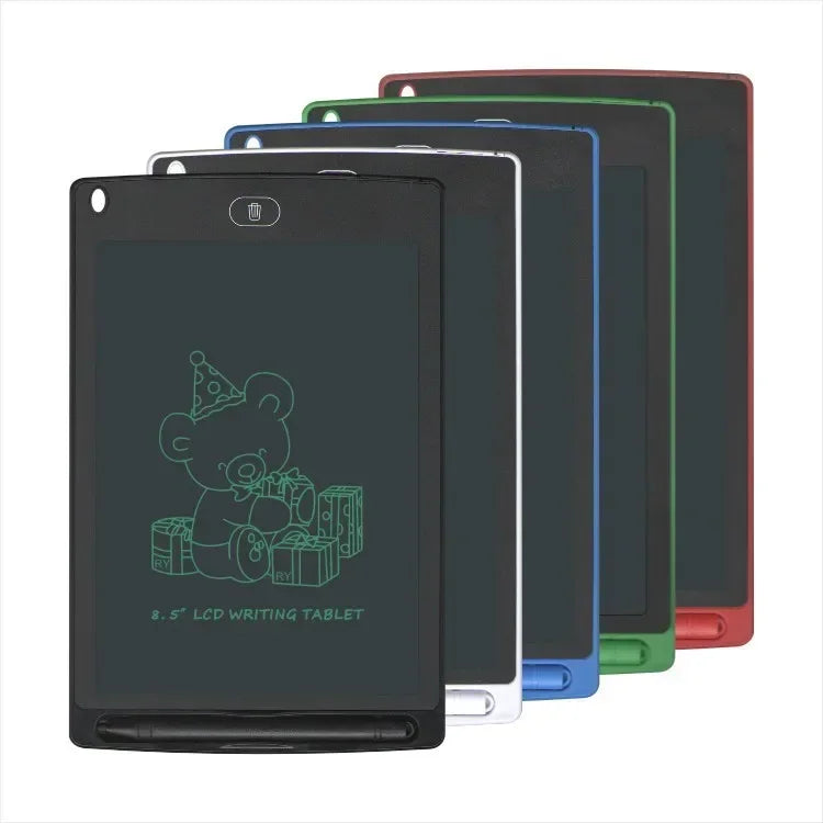 Tablet de escrita LCD para crianças, brinquedos Graffiti Sketchpad, quadro negro de escrita manual, prancheta mágica, presente, 4,4 pol, 8,5 pol